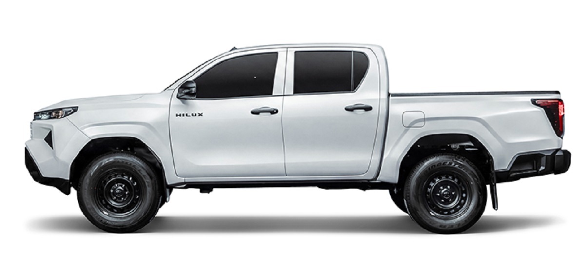 Ảnh ngang hông HILUX STANDARD 2.8 4X2 MT