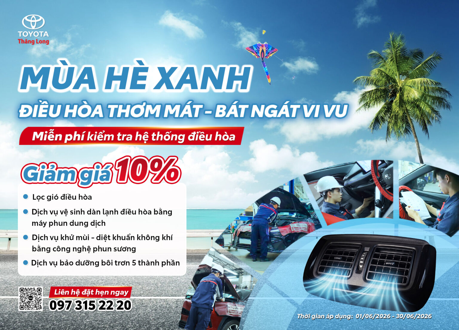 bản cuối - Điều hòa thơm mát - Bát ngát vi vu - dàn lạnh thật