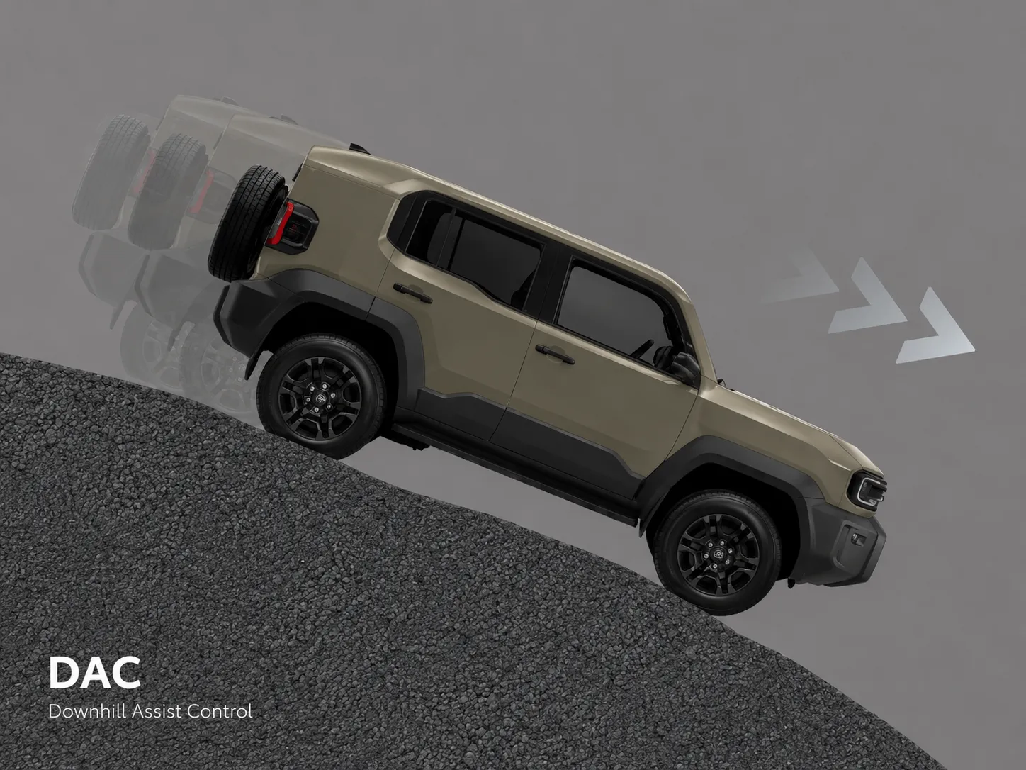 Hệ thống hỗ trợ đổ đèo (DAC) xe Land Cruiser FJ Toyota Thăng Long 316 Cầu Giấy