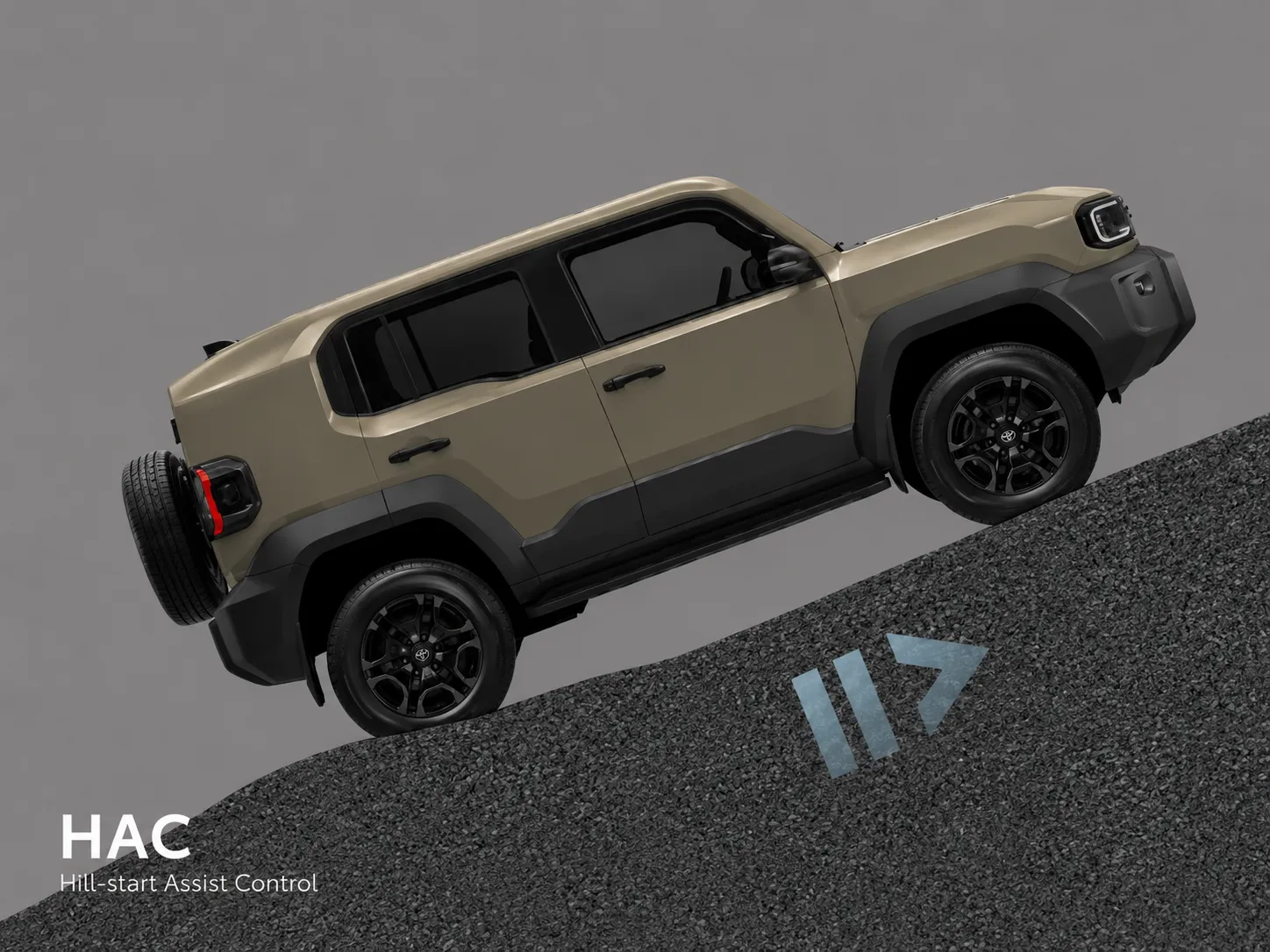 Hệ thống hỗ trợ khởi hành ngang dốc HAC xe Land Cruiser FJ Toyota Thăng Long 316 Cầu Giấy